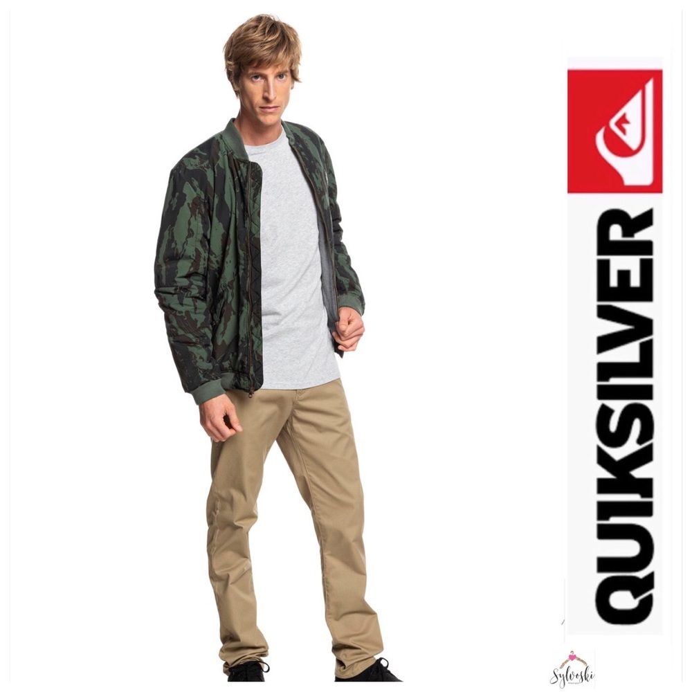 🔥Quiksilver Hakata Bay Bomber Jacket NWT - Picture 4 of 9